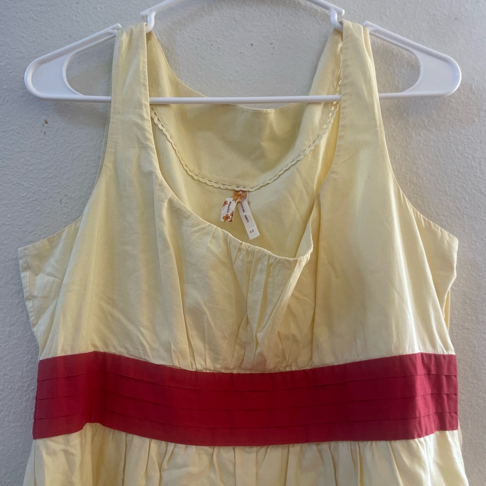 yellow Anthropologie Maeve Tulip Dress - Picture 2 of 4